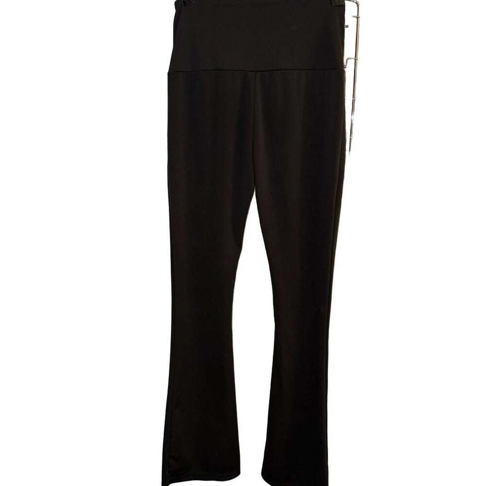 Fold Over Flare Leg Pant